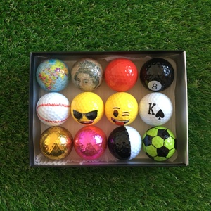 Balles <span class=keywords><strong>de</strong></span> <span class=keywords><strong>golf</strong></span> personnalisées imprimées avec un matériau en caoutchouc pour les journées <span class=keywords><strong>de</strong></span> <span class=keywords><strong>golf</strong></span> d'entreprise, les sociétés <span class=keywords><strong>de</strong></span> <span class=keywords><strong>golf</strong></span>, les cadeaux d'équipe - Product Image 5