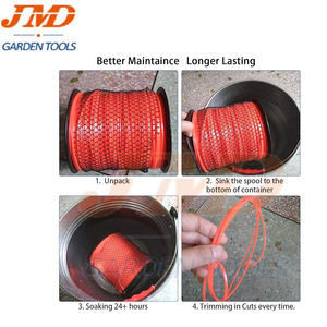 เอเดย์ตอส สายเอ็นตัดหญ้าแบบม้วน น้ำหนัก 5 ปอนด์ ทนทาน รูปทรงกลม/สี่เหลี่ยม ขนาด 2.4 มม./2.65 มม./3.3 มม./4.0 มม./4.3 มม. สายไนลอน อุปกรณ์เสริมเครื่องตัดหญ้า - Product Image 6