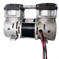 Pompe à vide sans huile 320W-tête de pompe à vide à piston portable silencieuse 98Kpa 58DB pour équipement médical de laboratoire