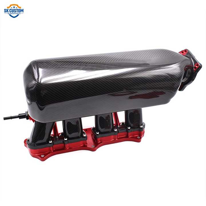 SK CUSTOM 80mm Throttle Body - Real Carbon Fiber Intake Manifold for ...