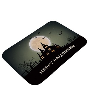 Alfombra de calabaza de terror transfronteriza, felpudo decorativo navideño, tapete de entrada, antideslizante, tapete absorbente para la entrada del baño - Product Image 5
