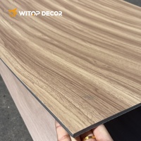 Panneau mural en bambou de qualité professionnelle, placage bois, panneau mural WPC, design intérieur durable pour la maison