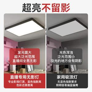 Lámpara de techo especial de gran área sin sombras para sala de transmisión en vivo, superbrillante, para sala de baile, barbería, tienda de ropa - Product Image 2