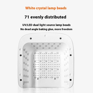 Lámpara Secadora de <span class=keywords><strong>Uñas</strong></span> Profesional de 80W con Modo de Cuidado de la Piel, 4 Temporizadores, 71 LED, Secado Rápido <span class=keywords><strong>para</strong></span> Manos y Pies, Lámpara UV LED - Product Image 3