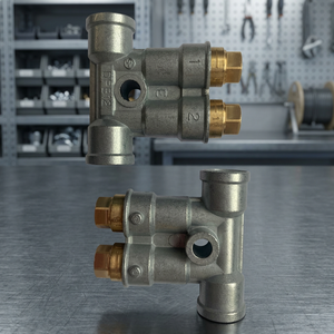 SHOWA Original DPB12 Distribuidores de Pistón Dester Plateados, Mecanizados por CNC, Redondos para Sistemas Volumétricos - Product Image 3