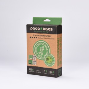 Sacs à déjections canines écologiques, rouleaux de recharge, grands sacs pour animaux de compagnie, non parfumés, standard et biodégradables, sacs à déjections canines personnalisés - Product Image 1