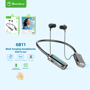 <span class=keywords><strong>Casque</strong></span> sans fil à collier sportif GB11 à bas prix, <span class=keywords><strong>anti</strong></span>-perte, écran LED, style collier, magnétique, karaoké, chant en direct, écouteurs - Product Image 3