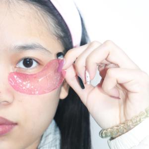Patchs pour les <span class=keywords><strong>yeux</strong></span> en collagène végétalien biologique avec vitamine C, acide hyaluronique, <span class=keywords><strong>masque</strong></span> en feuille d'hydrogel pour les cernes, anti-rides, hydratant - Product Image 2