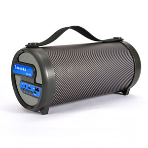Mới Đến Ngoài Trời Di Động Cực Âm Thanh HiFi Mạnh Bass Rung Đầy Màu Sắc Đèn Led Thẻ Tf Không Dây 3Inch Bazooka Loa - Product Image 4