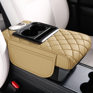 <span class=keywords><strong>Oasis</strong></span> nueva caja de reposabrazos de coche de cuero multifuncional soporte de pañuelos bolsa de almacenamiento portavasos de agua integrado cuatro en uno frontal - Product Image 3