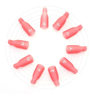 10 Uds tijeras de manicura y cortacutículas esmalte de uñas de plástico remojo y removedor de Gel hoja de belleza en bolsa de belleza - Product Image 2