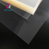 Feuille de panneau en PETG coulé transparent haute brillance Sun-Decor 8 mm 300x500 mm, film extrudé pour impression, protections, découpe en rouleau