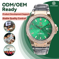 Montre de couple Undecember ODM/OEM, mouvement à quartz, montre-bracelet, design personnalisé, mode, classique, montre de couple en cuir
