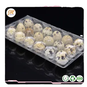 Одноразовые пластиковые коробки для перепелиных яиц с 18 отверстиями, качественный пластиковый лоток для упаковки Перепелиных яиц