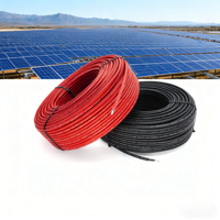 Cable Compatible con Conector Solar H1Z2Z2-K de 6 mm2 para MC4 y Otros Conectores Fotovoltaicos Estándar, Enlace Confiable