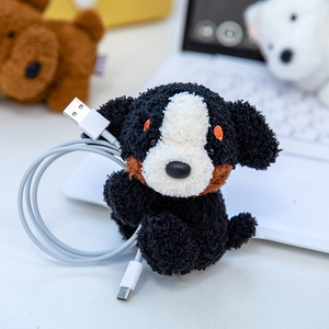 Adorable Peluche de Perro Acogedor con Clip, Súper Suave, Muñeco de Peluche con Clip, Venta Directa de Fábrica, Organizador de Cables para Escritorio, Decoración del Hogar - Product Image 2