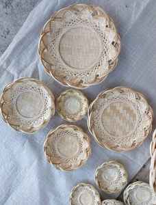 Eco-Friendly <b>Bamboo</b> <b>Rolling</b> Coaster Set with Cup Holder Home Coasters & Cups-Sustainable Mats & Pads - Product Image 3