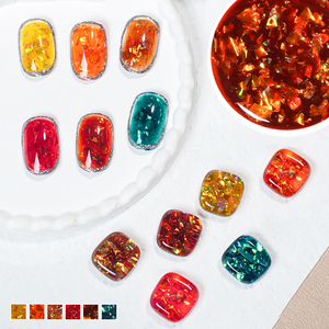 ZRKGEL Nouveauté 8ml Série Ambre <span class=keywords><strong>Aurora</strong></span> Gel UV Paillettes Haute Qualité Tpo Sans Hema 6 Couleurs Vente en Gros Échantillon Gratuit pour Utilisation Artistique - Product Image 4