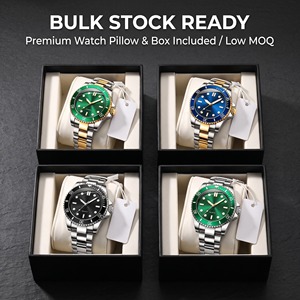 Orologio da Uomo Classico con Ghiera Girevole in Acciaio Inossidabile, al Quarzo, Impermeabile, Elegante e alla Moda - Product Image 3