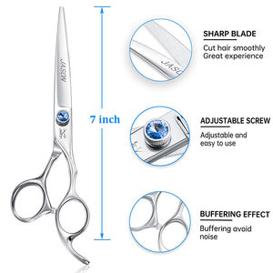 Luxo Aço Inoxidável Dog Grooming Scissors Set Cabeleireiro Cabelo Corte Shear Barbeiro Suprimentos <span class=keywords><strong>Pet</strong></span> Scissor Kit - Product Image 2