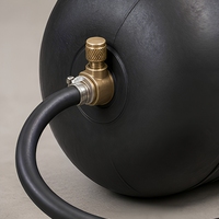 Bouchon de tuyau gonflable de 140 mm, bouchon d'essai ovale en caoutchouc pour l'étanchéité des conduites d'eau et d'égouts
