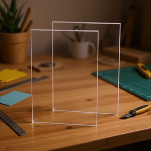 Lámina Acrílica Transparente de 24 x 36 Pulgadas, 1/4 de Pulgada de Grosor, Plástico Fundido para Manualidades y Exhibición - Product Image 2