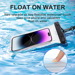Bolsa de aire al por mayor, funda impermeable flotante de TPU para teléfono móvil, bolsa impermeable con logotipo personalizado, bolsa impermeable para teléfono - Product Image 4