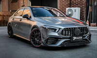 Pièces de carrosserie extérieures pour Mercedes-Benz W177 Berline 2019-2024 : Restylage en A45S AMG (Pare-chocs, Calandre, Diffuseur arrière, Embouts d'échappement)
