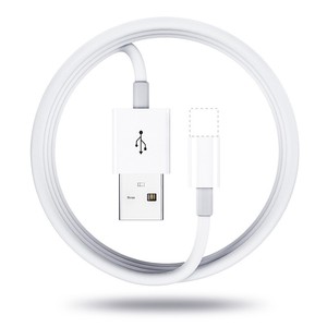 Câble de charge et de données USB 2A en forme de L à angle droit 8 broches, cordon de charge rapide personnalisé OEM pour Phone 12 13 Pro Max Pad Table - Product Image 1