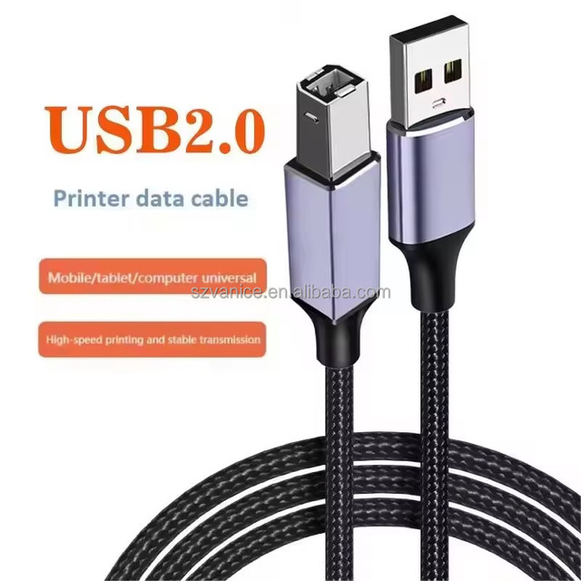 Good Quality USB a Male to B Male Cable for Printer 0.5M 1M 1.5M 2M 3M 5M Gold Plated AM/BM USB 2.0 Printer Cable
