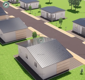 Casa prefabricada de 3 plazas, contenedor Modular de 64m2 con cocina, casa prefabricada de bajo coste - Product Image 5