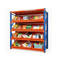 Gui Chang Étagères industrielles, Unité d'étagère métallique réglable en stock pour l'atelier et l'entreposage, Rayonnage métallique
