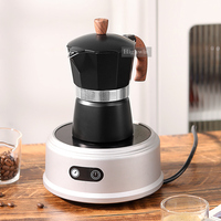 Cafetière Moka HIGHWIN 3/6 tasses, cafetière à expresso, cafetière Moka à induction