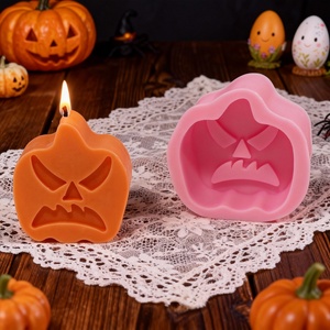 UNIMOUND Halloween Easter Pumpkin Candle <b>Silicone</b> Molds | Heat Resistant Non-Toxic Dishwasher Safe DIY Soap Cake <b>Baking</b> - Product Image 1