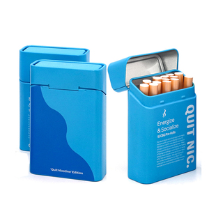 Tùy Chỉnh In Nhỏ Con Bằng Chứng Kháng Kim Loại Thuốc Lá Xì Gà Thuốc Lá Lưu Trữ Bao Bì Hộp Tin Trường Hợp Container Với Nắp - Product Image 2