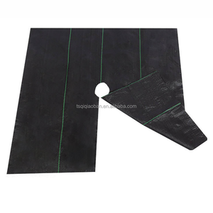 Toile de paillage plastique anti-herbe pour champs agricoles, fleurs, légumes, vergers et serres, service de découpe, 300 g/m² - Product Image 4