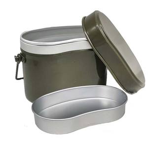 Lonchera de Aluminio para Exteriores, Estilo Táctico para Camping y Senderismo, Equipo de Supervivencia, Juego de Utensilios de Cocina, Ligero y Duradero - Product Image 1