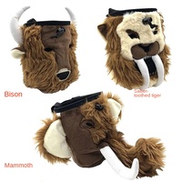 Sac à craie d'escalade personnalisé en usine, jouet en peluche animal, peluche en forme personnalisée, mignon, en polyester, unisexe, à partir de 14 ans