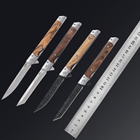 Couteau de poche pliable EDC - Couteau à emporter tous les jours pour hommes et femmes - Petit couteau - Cadeau pour l'intérieur et l'extérieur