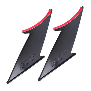 Juego de 2 alerones traseros tipo cola de pato PQY Racing Car, color negro, para Subaru STI 2015-2018 - Product Image 3