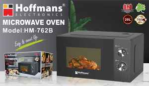 Nouvel Arrivage Four à Micro-ondes Hoffmans <span class=keywords><strong>Solo</strong></span> 20L 700W avec Minuteur Mécanique, Fonction Décongélation et Plateau Tournant en Verre pour Usage Professionnel - Product Image 4