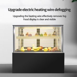 Trung Quốc giá rẻ giá bánh kẹo Showcase tủ lạnh bánh Tủ lạnh sử dụng bánh hiển thị - Product Image 6