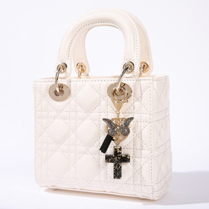 Fashion Butterfly Fringe Crystal Drop Glue Stone Cross Tassel Keychains Butterfly Tassel Charm Keychain - Product Image 2