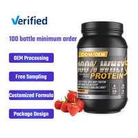 OEM ODM Gold Standard 100% Poudre de protéine de lactosérum Saveurs extrêmes de chocolat au lait fraise pastèque
