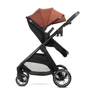 Poussette Bébé OEM EN1888 High View avec Dossier Réglable, Pliage à un Bouton, Châssis en Aluminium, Ceinture de Sécurité 5 Points - Product Image 3