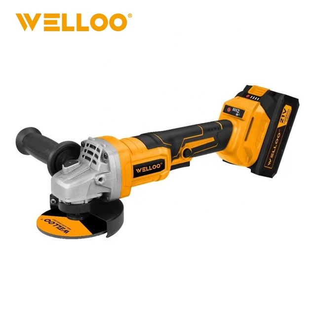 New Arrival 21V Li-ion Cordless Angle Grinder 115mm Disc Strong Power 7000rpm High Speed Angle Grinder
