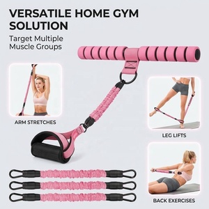 Sangle de résistance améliorée <span class=keywords><strong>pour</strong></span> les abdominaux, étirements des jambes et tonification des cuisses – Idéale <span class=keywords><strong>pour</strong></span> l'entraînement à domicile - Product Image 3