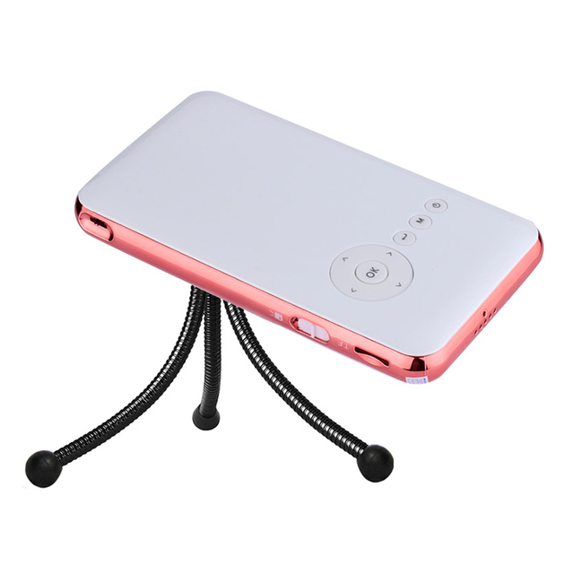 Movie Projector 70 Ansi Lumen Manual Focus Projector Mobile Phone Android 9.0 Os Mini Pocket Projector
