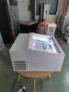 Hot Sale CAIGUAN Commercial Ice Cream & Gelato Display Freezer with Color Steel Plate Direct <b>Cooling</b> <b>System</b> for Supermarkets - Product Image 4