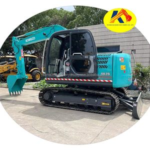 Used Kobelco SK75 7-<b>ton</b> Crawler <b>Excavator</b> <b>for</b> <b>Sale</b> Includes Isuzu Engine Gearbox Key Components Motor Pump Gear - Product Image 1